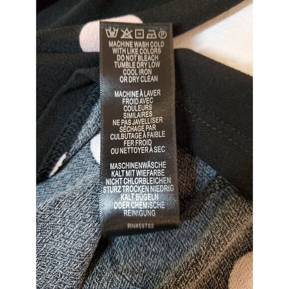 Adrianna Papell Pullover Women's Size Small Polka-Dot 3/4 Balloon Sleeved Blouse - Picture 12 of 14